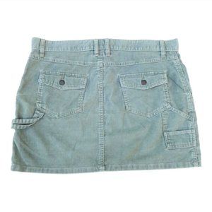 Old Navy 90s Y2K Mini Skirt Carpenter Loop Cargo Flapped Pockets Corduroy 14